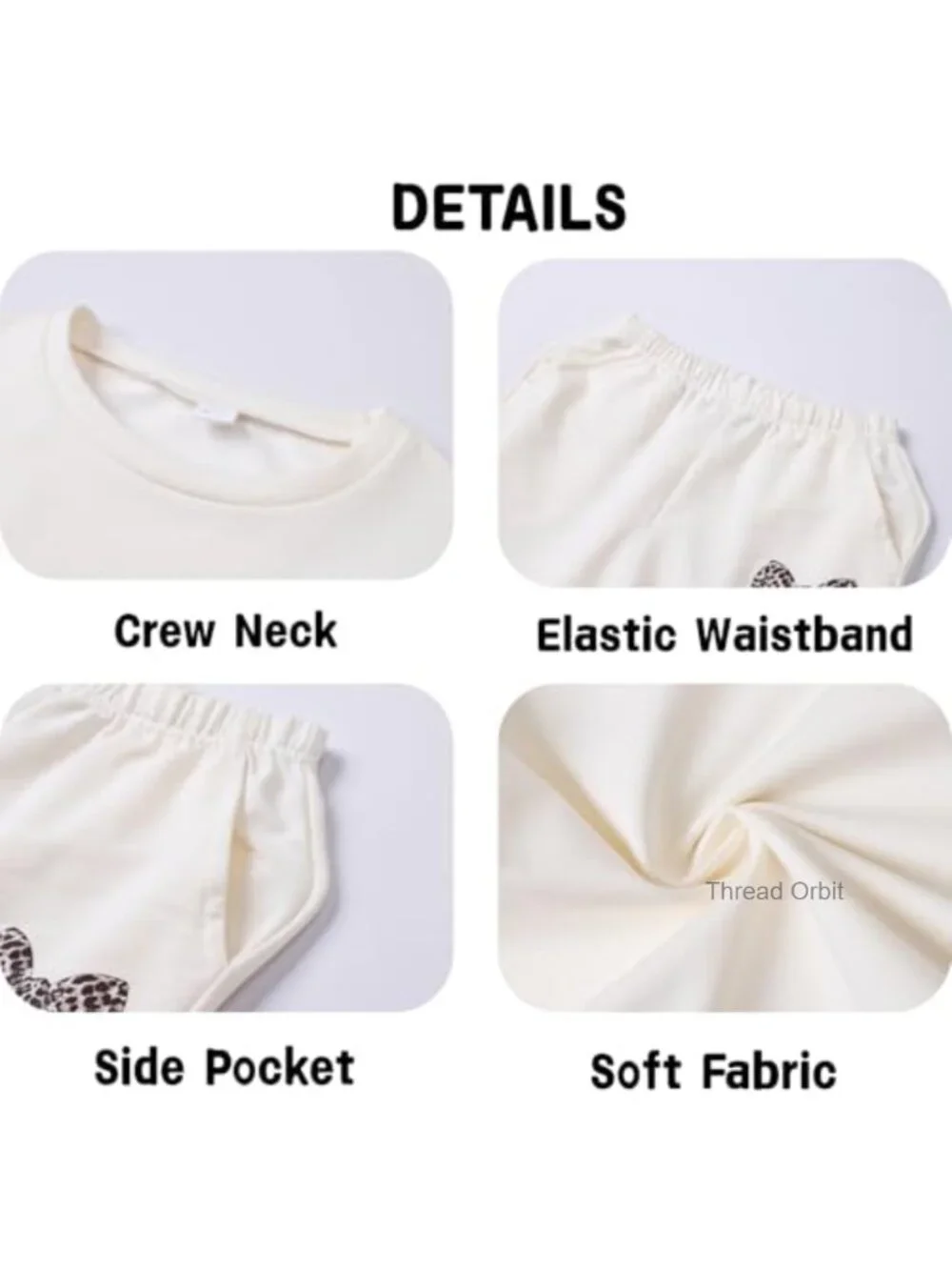 Tween Girls Long Sleeve Graphic Sweatshirt + Bow Knot Pants 2 Piece Set